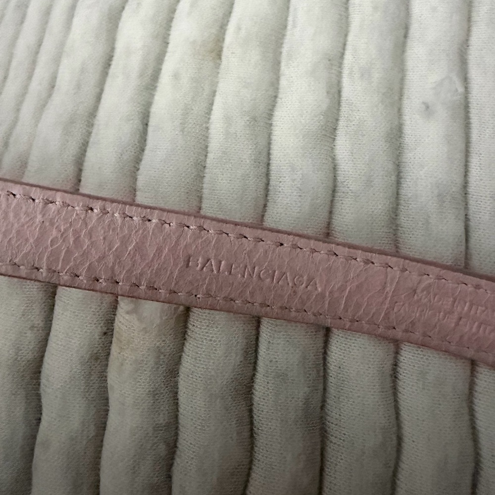 AUTHENTIC Balenciaga Light Pink Bracelet with Silver Buckle - Picture 7 of 9
